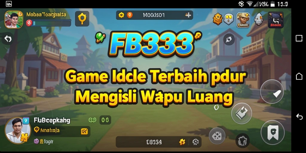 Screenshot game FB333 menampilkan karakter yang berkembang dalam mode Idle yang menarik.