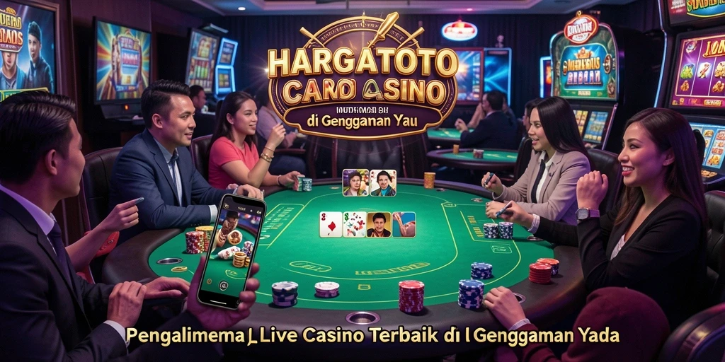 Tampilan gameplay HARGATOTO Live Casino yang menarik dan interaktif.