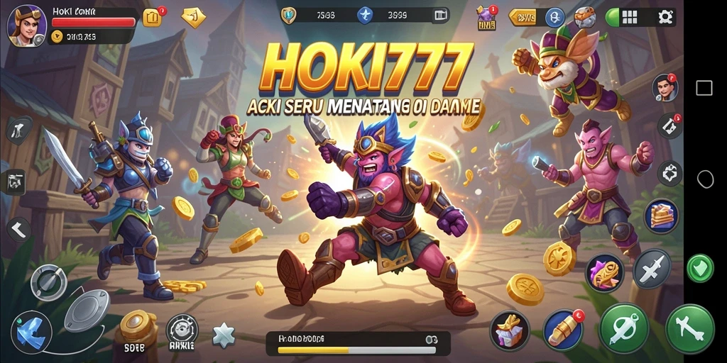 Tangkapan layar HOKI777 menampilkan aksi pertarungan yang mendebarkan.