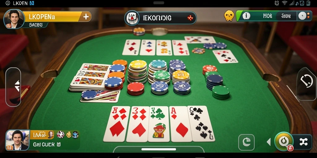 Gameplay LKOPEN yang seru dan menantang dalam permainan Gaple.