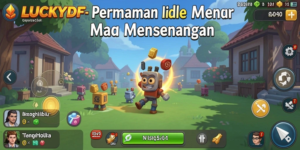 Tampilan gameplay LUCKYDF yang menawan dan mengasyikkan.
