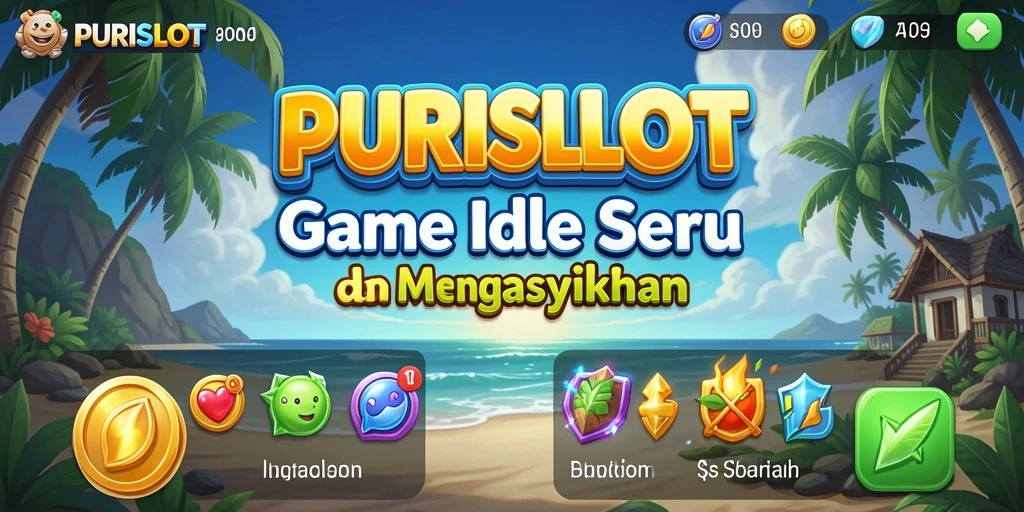 Tampilan gameplay PURISLOT yang menarik dan penuh warna.