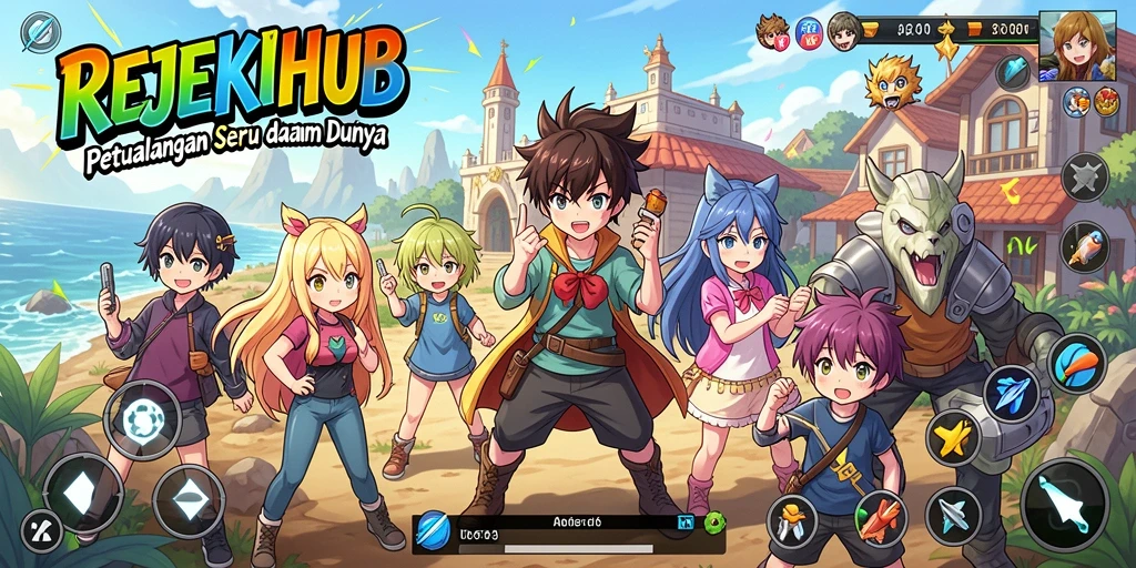 Tampilan screenshot gameplay REJEKIHUB yang menarik dan dinamis.
