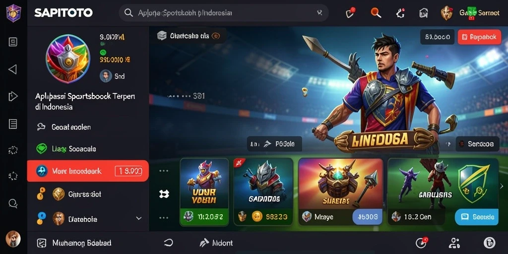 Tampilan menarik dari gameplay taruhan di SAPITOTO.