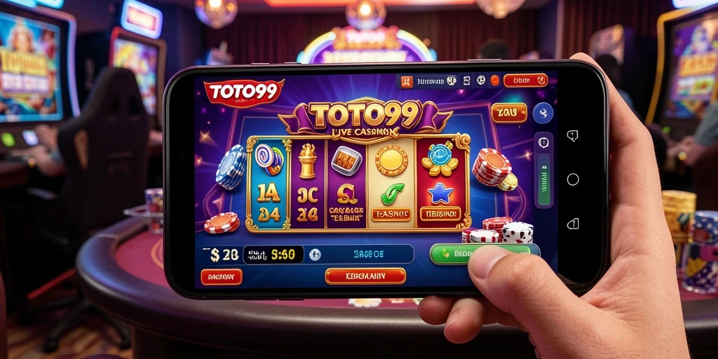 Menampilkan dealer dan permainan Live Casino TOTO99 yang menarik.