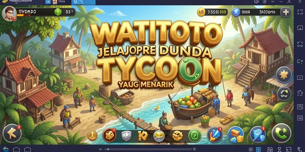 Tampilan gameplay WATITOTO yang menarik dan penuh warna.